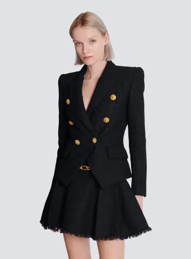 Balmain 6-buttons tweed jacket | Thumbnail 6 Balmain 6-buttons tweed jacket | Thumbnail 6