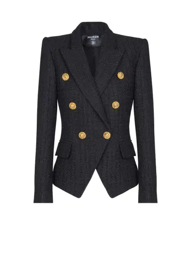 Balmain 6-buttons tweed jacket | Thumbnail 1 Balmain 6-buttons tweed jacket | Thumbnail 1