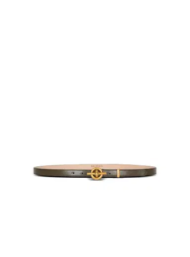 Balmain Smooth leather T-Bar belt | Thumbnail 1 Balmain Smooth leather T-Bar belt | Thumbnail 1