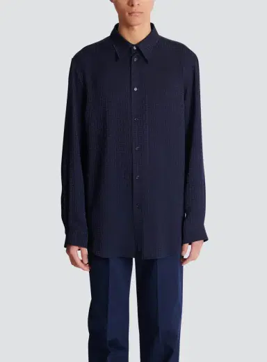 Balmain Monogram jacquard shirt | Thumbnail 7 Balmain Monogram jacquard shirt | Thumbnail 7