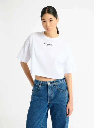 Balmain Embroidered Paris T-shirt | Thumbnail 6 Balmain Embroidered Paris T-shirt | Thumbnail 6