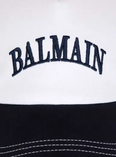 Balmain Two-tone cotton cap | Thumbnail 5 Balmain Two-tone cotton cap | Thumbnail 5