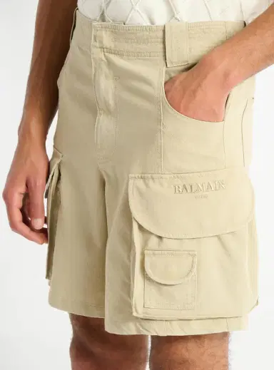 Balmain Cotton cargo Bermuda shorts | Thumbnail 5 Balmain Cotton cargo Bermuda shorts | Thumbnail 5