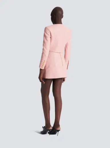 Balmain Short lambskin skirt with buttons | Thumbnail 4 Balmain Short lambskin skirt with buttons | Thumbnail 4