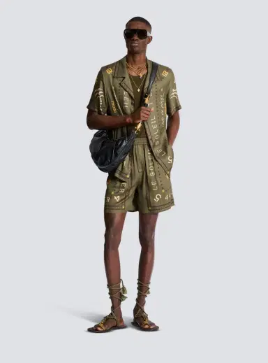 Balmain Bermuda shorts with Club print | Thumbnail 2 Balmain Bermuda shorts with Club print | Thumbnail 2