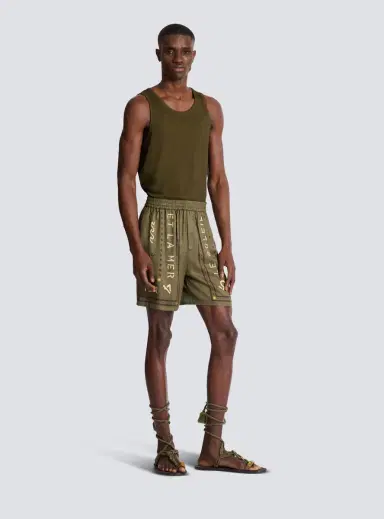Balmain Bermuda shorts with Club print | Thumbnail 3 Balmain Bermuda shorts with Club print | Thumbnail 3