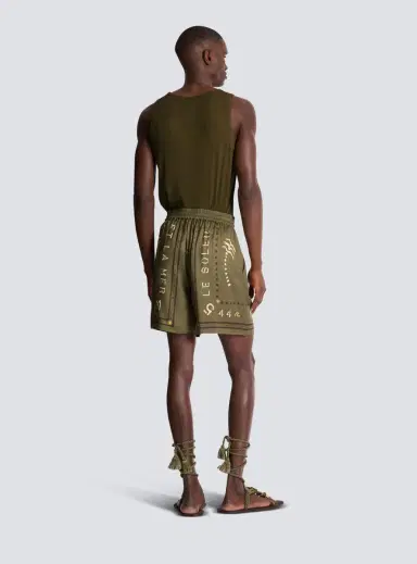Balmain Bermuda shorts with Club print | Thumbnail 4 Balmain Bermuda shorts with Club print | Thumbnail 4