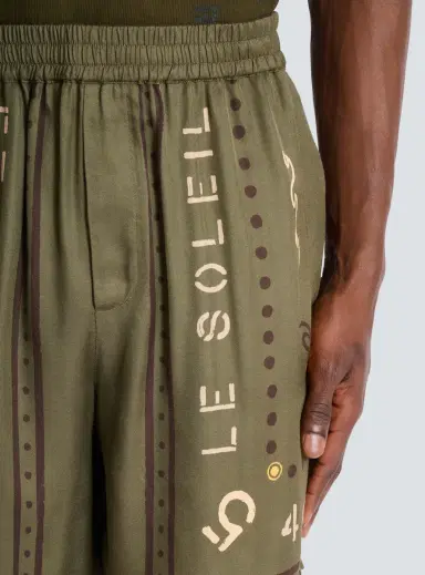 Balmain Bermuda shorts with Club print | Thumbnail 6 Balmain Bermuda shorts with Club print | Thumbnail 6