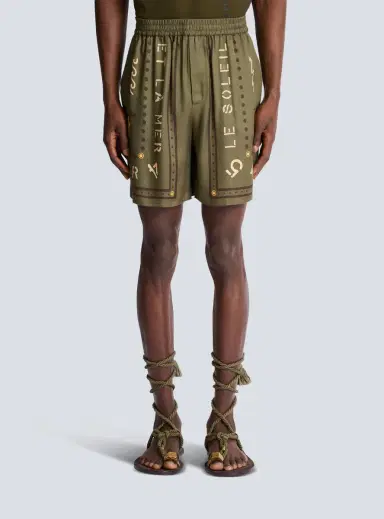 Balmain Bermuda shorts with Club print | Thumbnail 7 Balmain Bermuda shorts with Club print | Thumbnail 7