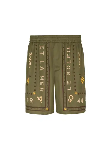 Balmain Bermuda shorts with Club print | Thumbnail 1 Balmain Bermuda shorts with Club print | Thumbnail 1