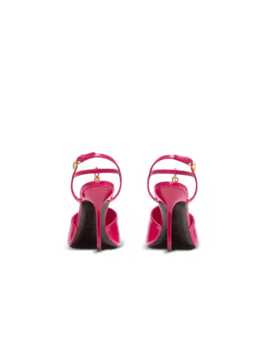 Balmain Sync sandals in shiny lambskin | Thumbnail 3 Balmain Sync sandals in shiny lambskin | Thumbnail 3