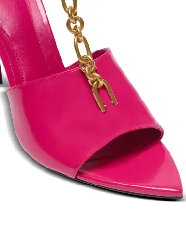 Balmain Sync sandals in shiny lambskin | Thumbnail 5 Balmain Sync sandals in shiny lambskin | Thumbnail 5