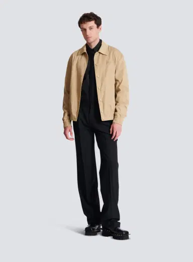 Balmain Cotton canvas bomber jacket | Thumbnail 2 Balmain Cotton canvas bomber jacket | Thumbnail 2