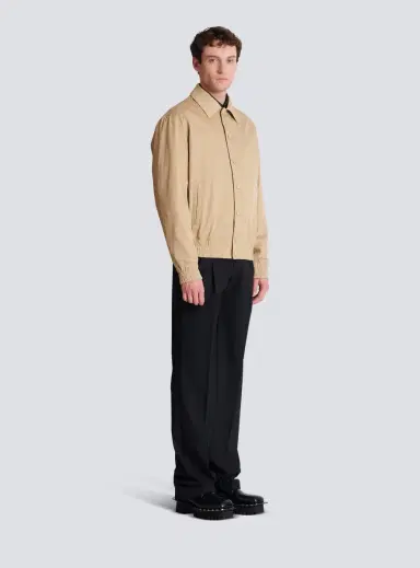 Balmain Cotton canvas bomber jacket | Thumbnail 3 Balmain Cotton canvas bomber jacket | Thumbnail 3