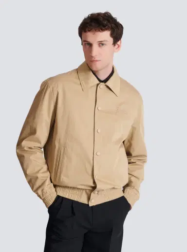 Balmain Cotton canvas bomber jacket | Thumbnail 6 Balmain Cotton canvas bomber jacket | Thumbnail 6