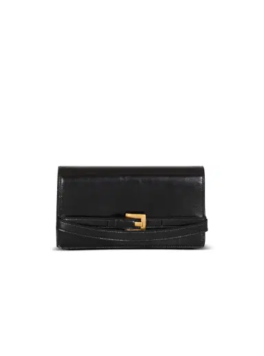 Balmain Shuffle calfskin wallet with chain | Thumbnail 1 Balmain Shuffle calfskin wallet with chain | Thumbnail 1