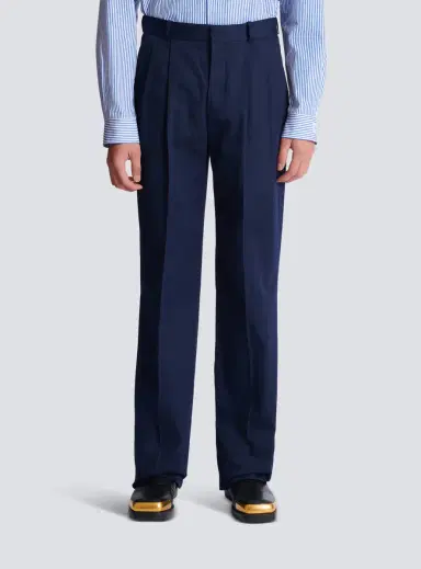Balmain Darted trousers in cotton twill | Thumbnail 7 Balmain Darted trousers in cotton twill | Thumbnail 7