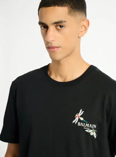 Balmain Embroidered Insect T-shirt | Thumbnail 5 Balmain Embroidered Insect T-shirt | Thumbnail 5