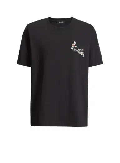 Balmain Embroidered Insect T-shirt | Thumbnail 1 Balmain Embroidered Insect T-shirt | Thumbnail 1