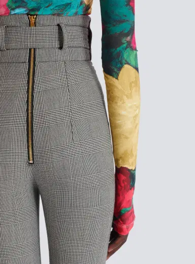 Balmain Stretch trousers in Prince of Wales jacquard | Thumbnail 5 Balmain Stretch trousers in Prince of Wales jacquard | Thumbnail 5