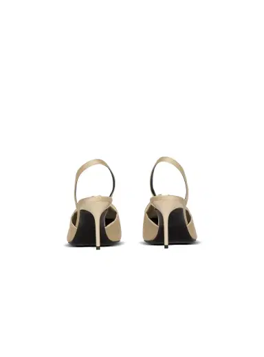 Balmain Cotton gabardine slingbacks with piercing | Thumbnail 4 Balmain Cotton gabardine slingbacks with piercing | Thumbnail 4