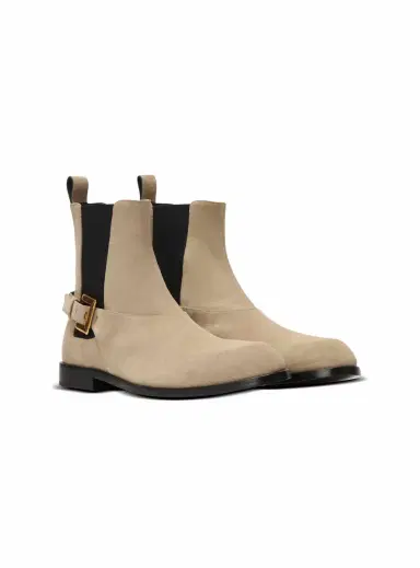 Balmain Anthem Chelsea boots in suede leather | Thumbnail 3 Balmain Anthem Chelsea boots in suede leather | Thumbnail 3
