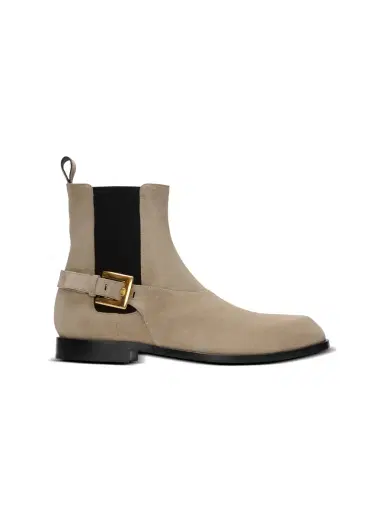 Balmain Anthem Chelsea boots in suede leather | Thumbnail 1 Balmain Anthem Chelsea boots in suede leather | Thumbnail 1