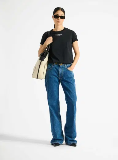 Balmain Embroidered Paris T-shirt | Thumbnail 2 Balmain Embroidered Paris T-shirt | Thumbnail 2