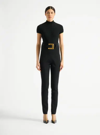 Balmain Stretch trousers with belt | Thumbnail 3 Balmain Stretch trousers with belt | Thumbnail 3