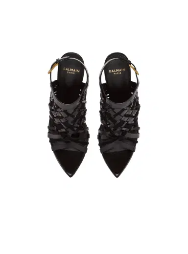 Balmain Fringed patent leather sandals | Thumbnail 6 Balmain Fringed patent leather sandals | Thumbnail 6