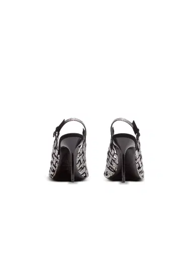 Balmain Fringed suede and rhinestone sandals | Thumbnail 3 Balmain Fringed suede and rhinestone sandals | Thumbnail 3