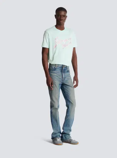 Balmain Slim straight-leg jeans in vintage denim | Thumbnail 3 Balmain Slim straight-leg jeans in vintage denim | Thumbnail 3