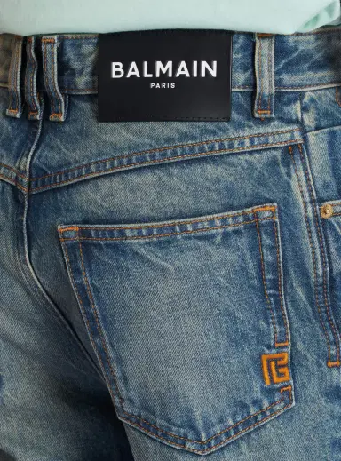 Balmain Slim straight-leg jeans in vintage denim | Thumbnail 5 Balmain Slim straight-leg jeans in vintage denim | Thumbnail 5