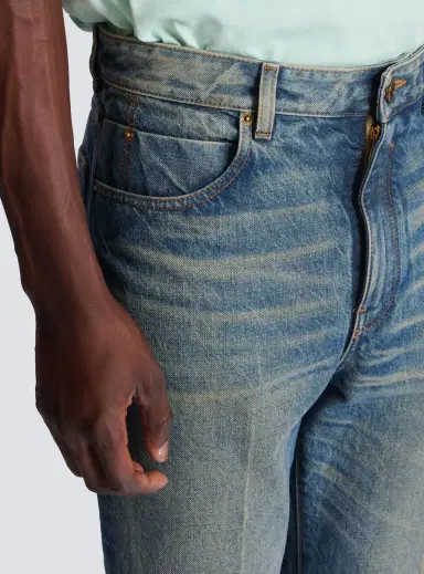Balmain Slim straight-leg jeans in vintage denim | Thumbnail 6 Balmain Slim straight-leg jeans in vintage denim | Thumbnail 6