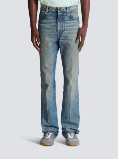 Balmain Slim straight-leg jeans in vintage denim | Thumbnail 8 Balmain Slim straight-leg jeans in vintage denim | Thumbnail 8