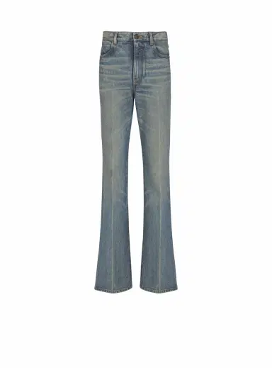 Balmain Slim straight-leg jeans in vintage denim | Thumbnail 1 Balmain Slim straight-leg jeans in vintage denim | Thumbnail 1