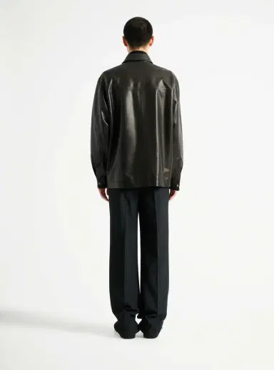 Balmain Leather overshirt | Thumbnail 4 Balmain Leather overshirt | Thumbnail 4