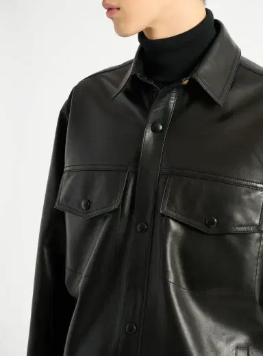 Balmain Leather overshirt | Thumbnail 5 Balmain Leather overshirt | Thumbnail 5