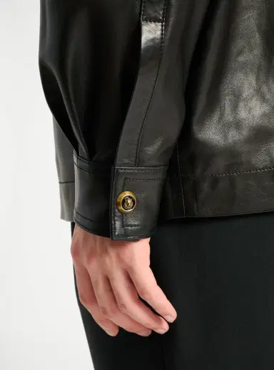 Balmain Leather overshirt | Thumbnail 6 Balmain Leather overshirt | Thumbnail 6