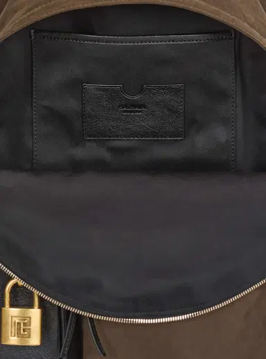 Balmain Pulse calfskin and nylon backpack | Thumbnail 7 Balmain Pulse calfskin and nylon backpack | Thumbnail 7