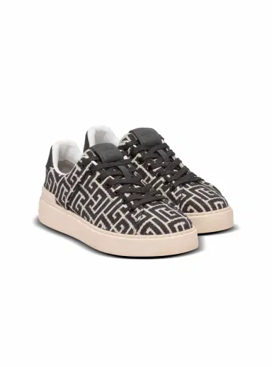 Balmain Monogram jacquard B-Court sneakers | Thumbnail 3 Balmain Monogram jacquard B-Court sneakers | Thumbnail 3