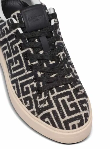 Balmain Monogram jacquard B-Court sneakers | Thumbnail 5 Balmain Monogram jacquard B-Court sneakers | Thumbnail 5