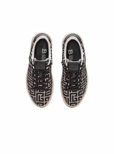 Balmain Monogram jacquard B-Court sneakers | Thumbnail 8 Balmain Monogram jacquard B-Court sneakers | Thumbnail 8