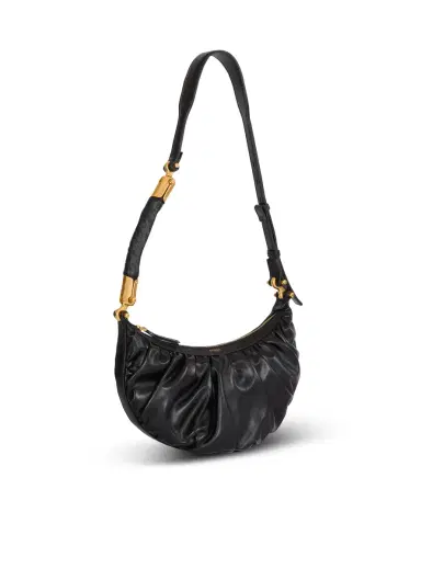 Balmain Ébène Hobo bag in calfskin leather | Thumbnail 3 Balmain Ébène Hobo bag in calfskin leather | Thumbnail 3