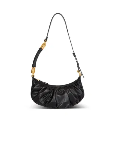 Balmain Ébène Hobo bag in calfskin leather | Thumbnail 1 Balmain Ébène Hobo bag in calfskin leather | Thumbnail 1