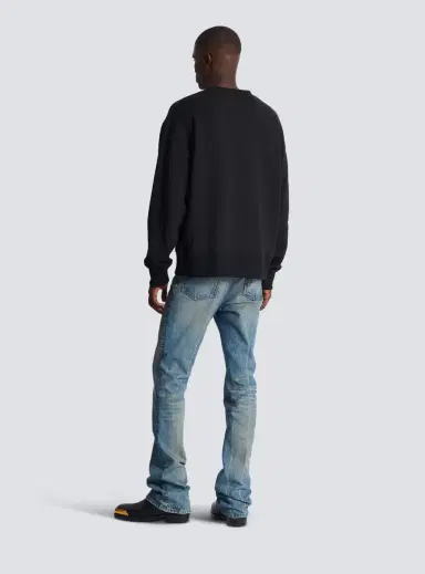 Balmain Printed cotton sweatshirt | Thumbnail 4 Balmain Printed cotton sweatshirt | Thumbnail 4