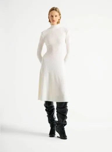 Balmain Long ribbed knit dress | Thumbnail 5 Balmain Long ribbed knit dress | Thumbnail 5