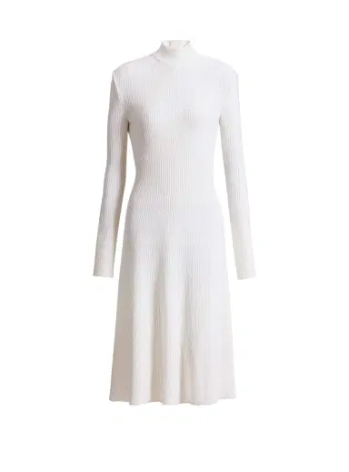 Balmain Long ribbed knit dress | Thumbnail 1 Balmain Long ribbed knit dress | Thumbnail 1