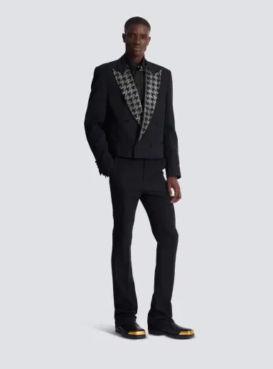 Balmain Grain de poudre jacket with crystals | Thumbnail 3 Balmain Grain de poudre jacket with crystals | Thumbnail 3
