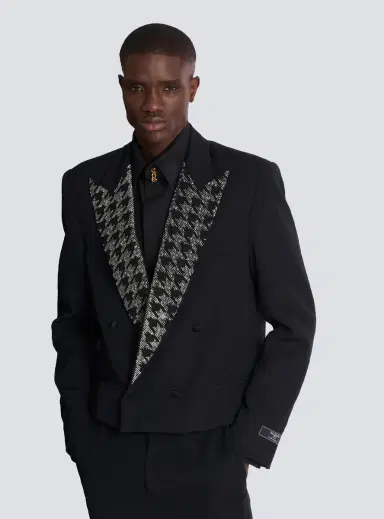 Balmain Grain de poudre jacket with crystals | Thumbnail 7 Balmain Grain de poudre jacket with crystals | Thumbnail 7